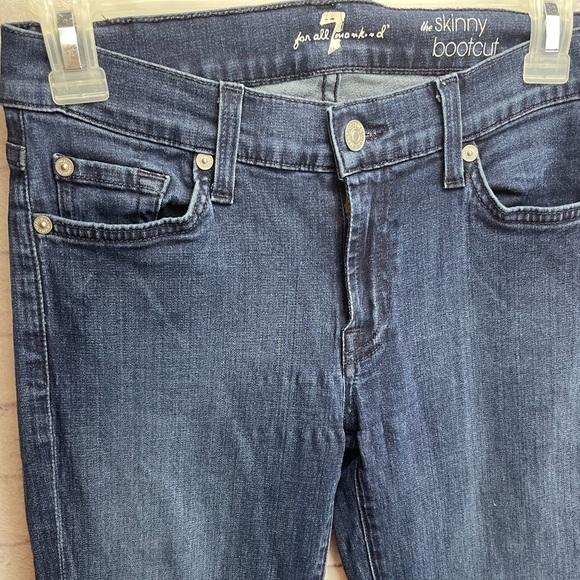 for all mankind size 27 the skinny bootcut dark wash - Picture 2 of 8